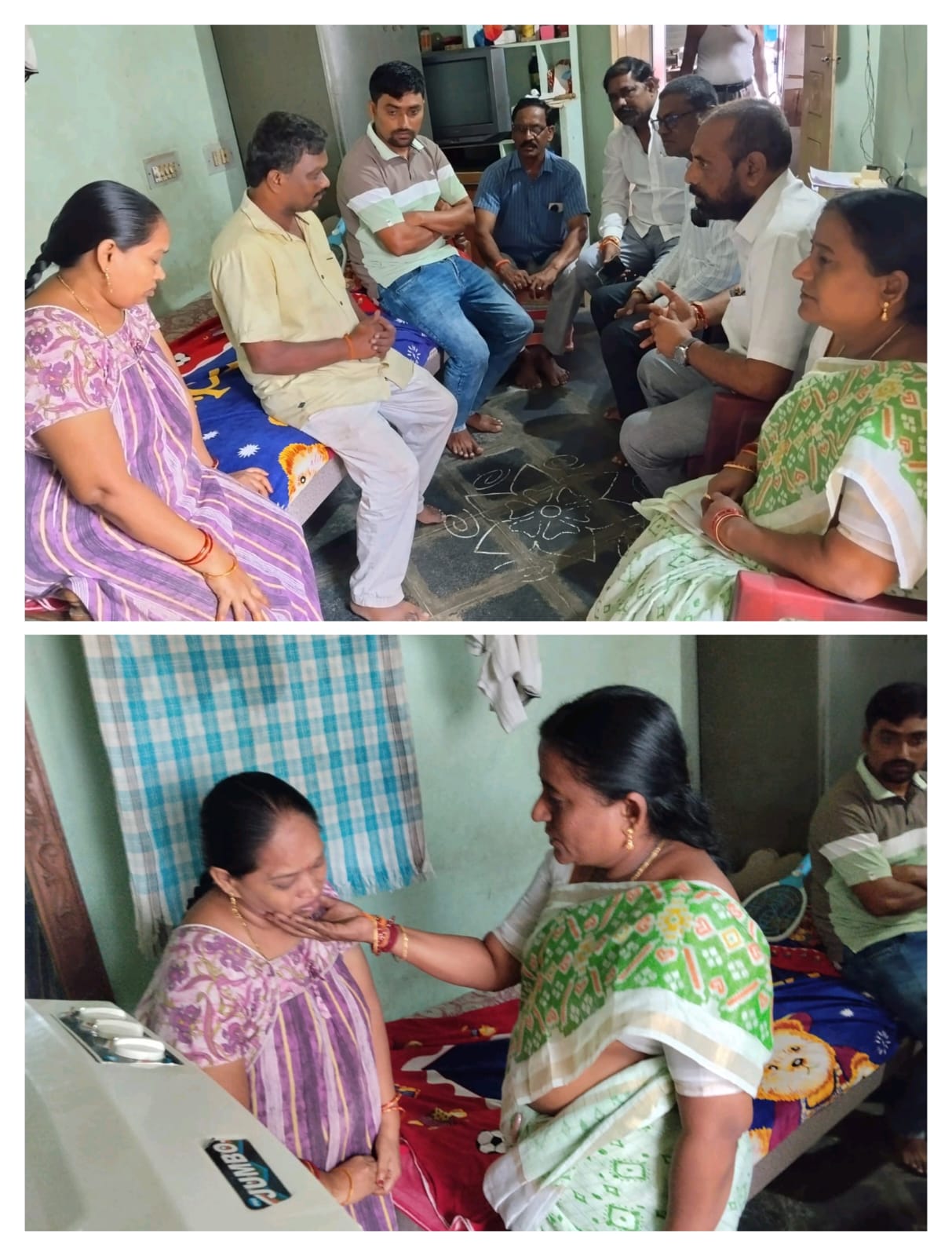 మృతి చెందిన యువకుడి కుటుంబానికి మున్సిపల్ చైర్పర్సన్ పరామర్శ మృతి చెందిన యువకుడి కుటుంబానికి మున్సిపల్ చైర్పర్సన్ పరామర్శ