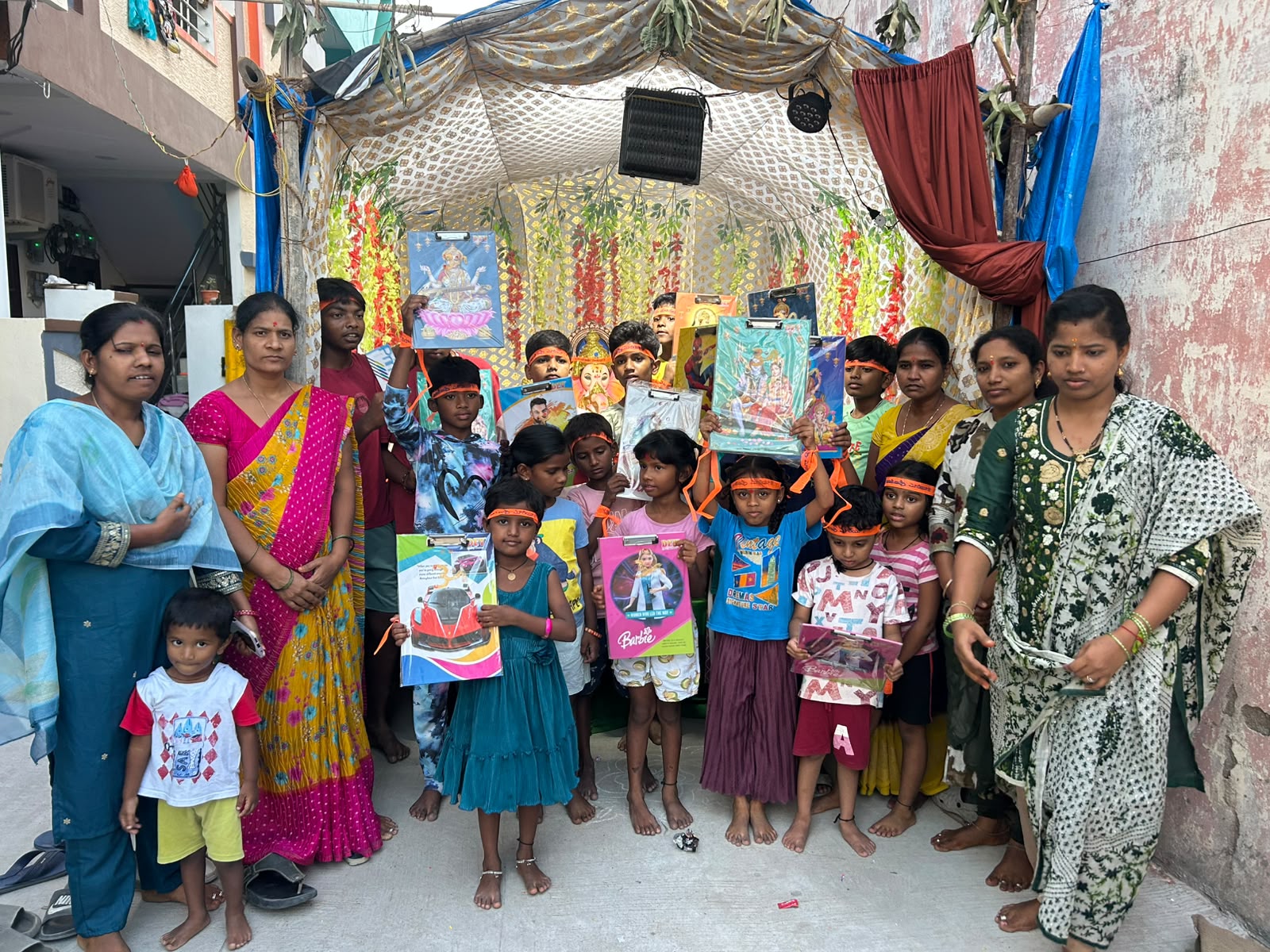 గాజులరామారం డివిజన్,శ్రీరామ్ నగర్ లో బాలలు గణేష్ విగ్రహం