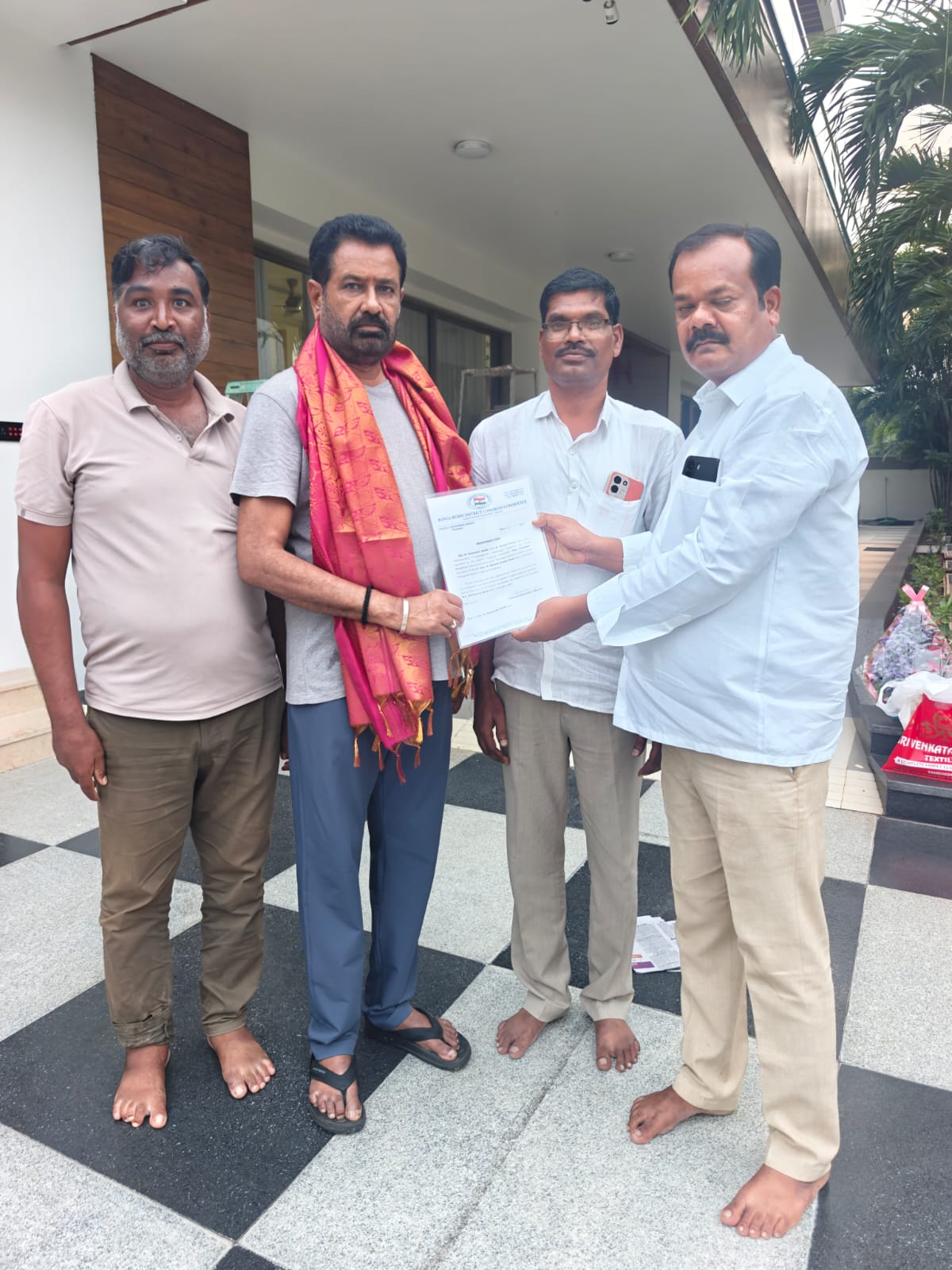 *రంగారెడ్డి డీసీసీ ఉపాధ్యక్షుడిగా కే. నరసింహారెడ్డి* *రంగారెడ్డి డీసీసీ ఉపాధ్యక్షుడిగా కే. నరసింహారెడ్డి*